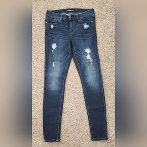 Express Mid Rise Legging Jeans